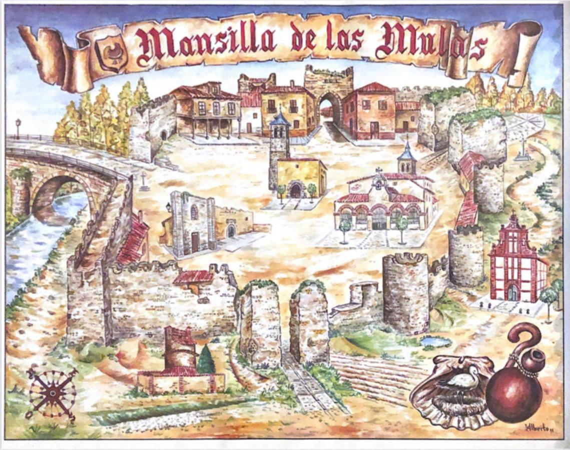 Casa Belia Villa Mansilla de las Mulas Buitenkant foto